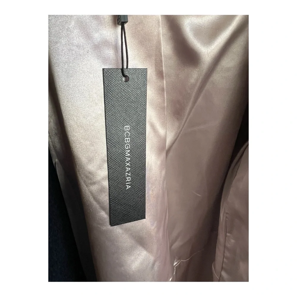BCBGMAXAZRIA Blue Textured Boucle style Coat. Soft Warm. New With Tags. ($378)